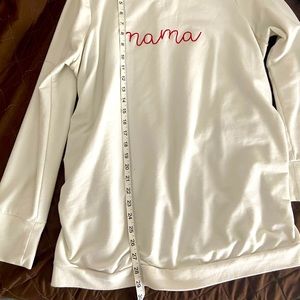 Maternity “mama” lightweight sweater size Large